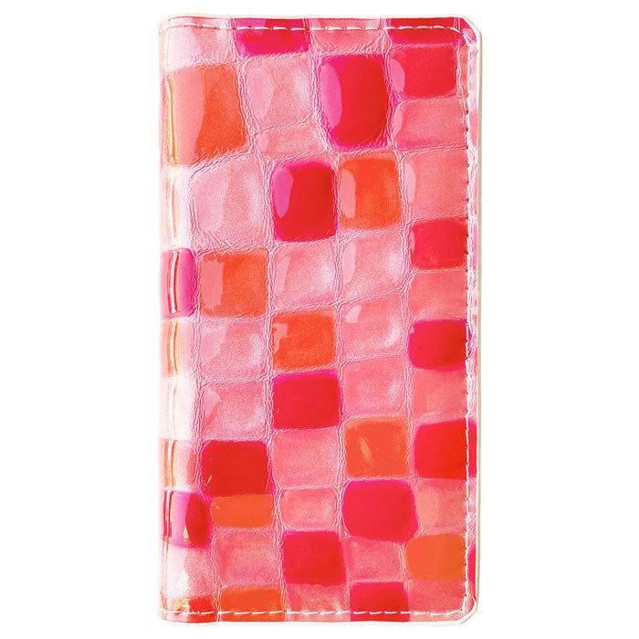 【SO-far】 本革 ちょっと上品なステンドグラス 手帳型スマホケース(100機種以上対応)