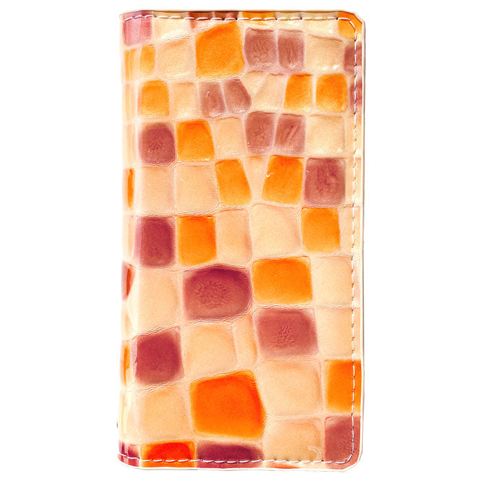 【SO-far】 iPhone17 ケース iPhone 17 カバー 手帳型 本革 上品なステンドグラス 手帳型ケース アイフォン17 スマホケース