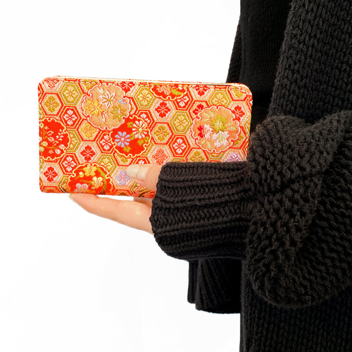 【SO-far】 Galaxy Feel2 カバー 手帳型 SC-02L ケース 西陣織 明 手帳型ケース galaxyfeel2 docomo sc02l ギャラクシー スマホケース