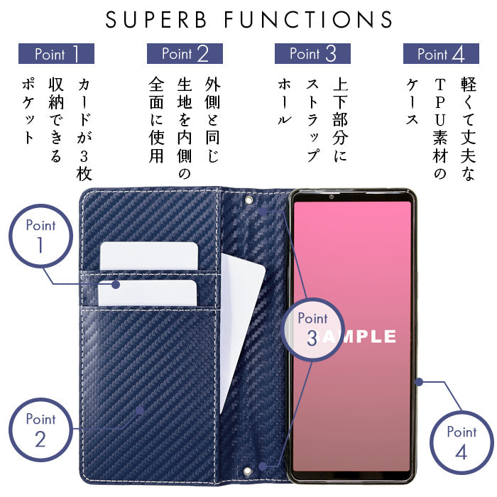【SO-far】 iPhone17 ケース iPhone 17 カバー 手帳型 新カーボン カーボン調 スタンド機能 手帳型ケース アイフォン17 スマホケース
