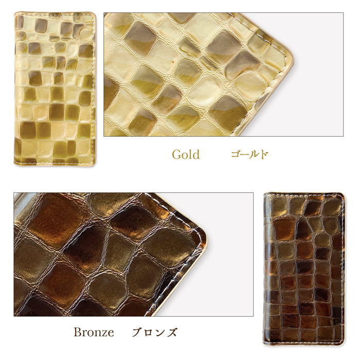 【SO-far】 本革 ちょっと上品なステンドグラス 手帳型スマホケース(100機種以上対応)