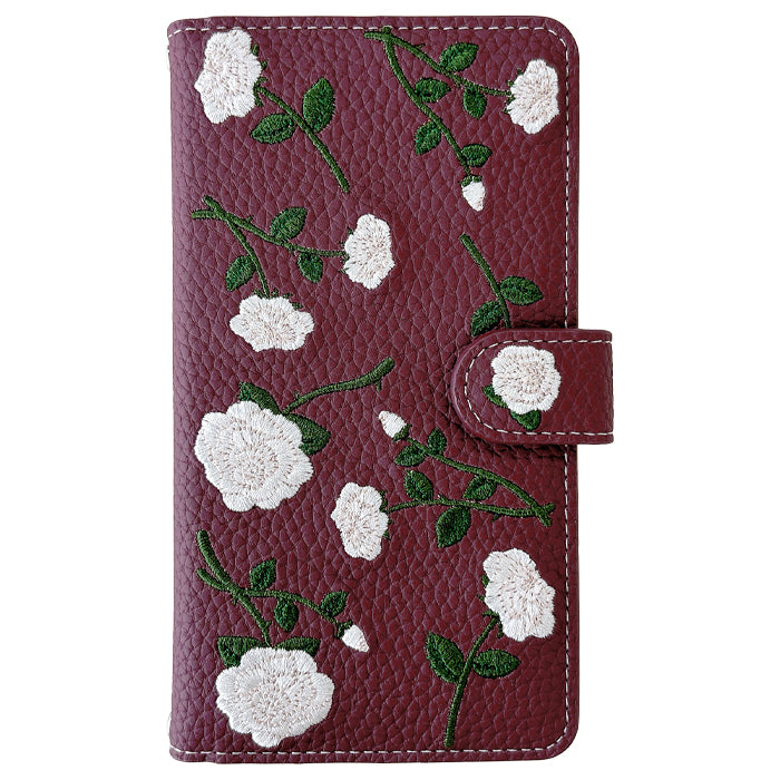 【SO-far】 iPhone17 ケース iPhone 17 カバー 手帳型 バラ刺繍 手帳型ケース アイフォン17 スマホケース
