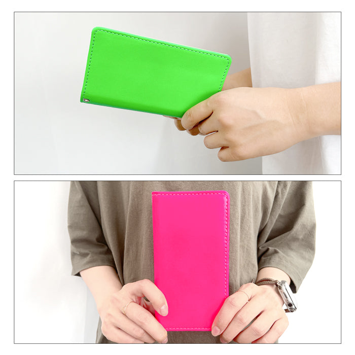 【SO-far】 GALAXY A53 5G SC-53C ケース 手帳型 本革 ネオンカラー SCG15 カバー 手帳型ケース sc53c galaxya53 ギャラクシー スマホケース