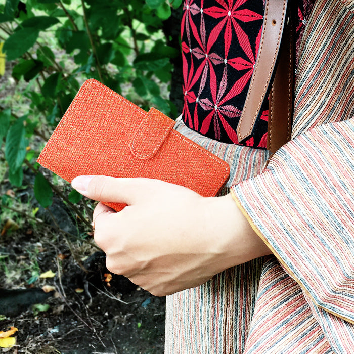 【SO-far】 らくらくスマートフォン F-53E ケース f53e カバー 手帳型 京のれん 手帳型ケース らくらくフォン docomo ドコモ スマホカバー