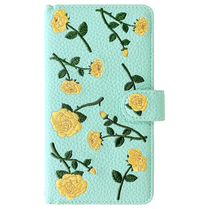 【SO-far】 OPPO A73 ケース カバー 手帳型 バラ刺繍 手帳型ケース オッポ oppoa73 スマホカバー