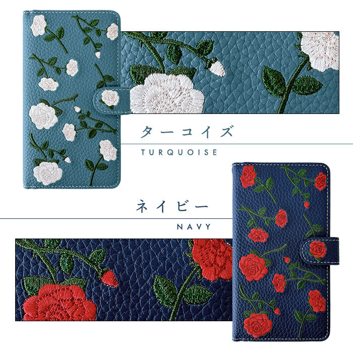 【SO-far】 iPhone17 ケース iPhone 17 カバー 手帳型 バラ刺繍 手帳型ケース アイフォン17 スマホケース
