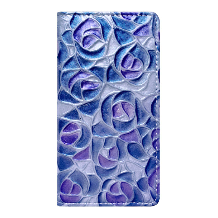 【SO-far】 AQUOS zero6 ケース 手帳型 SHG04 A102SH SH-RM18 カバー 本革 ステンドグラスローズ 手帳型ケース shrm18 アクオス ゼロ6 スマホケース